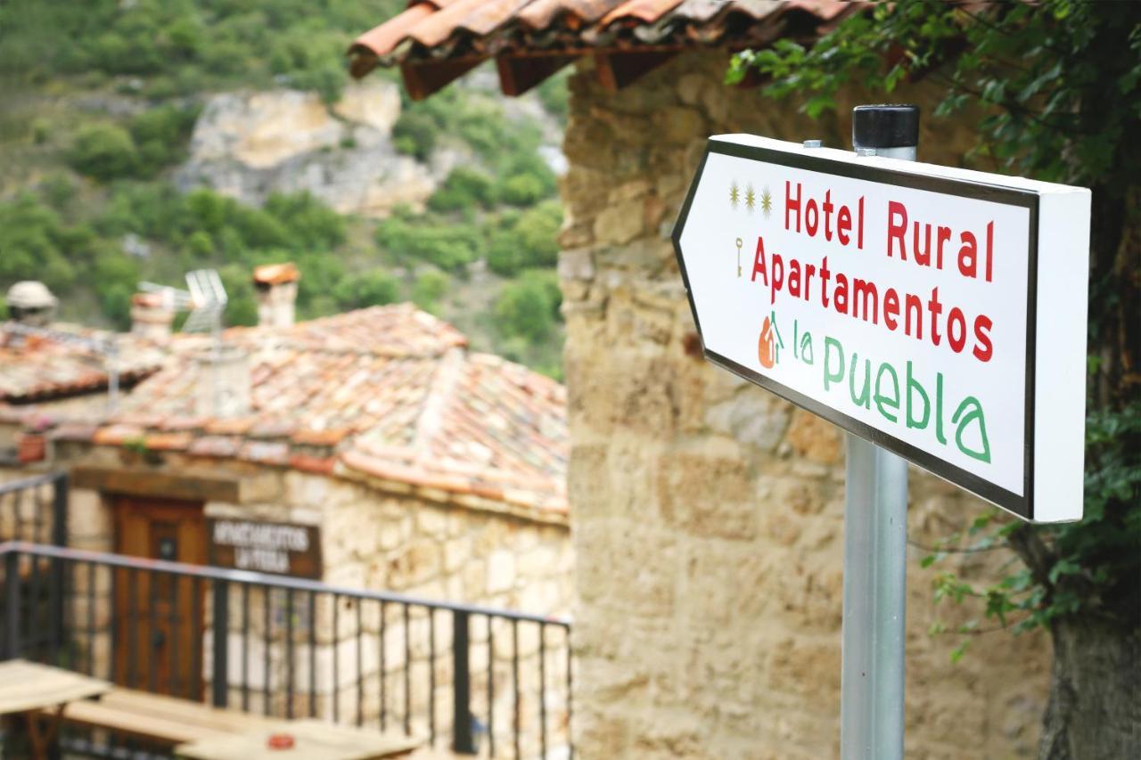 Hotel Rural La Puebla Orbaneja del Castillo Kültér fotó
